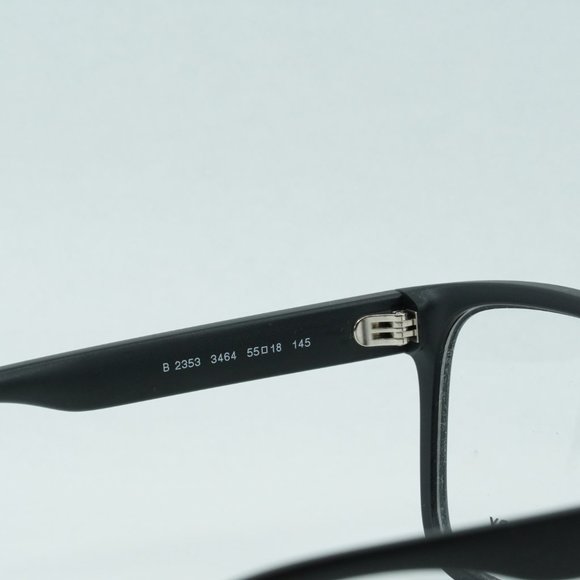 💯 NEW BURBERRY CARTER BE2353 3464 MATTE BLACK EYEGLASSES - Picture 8 of 11